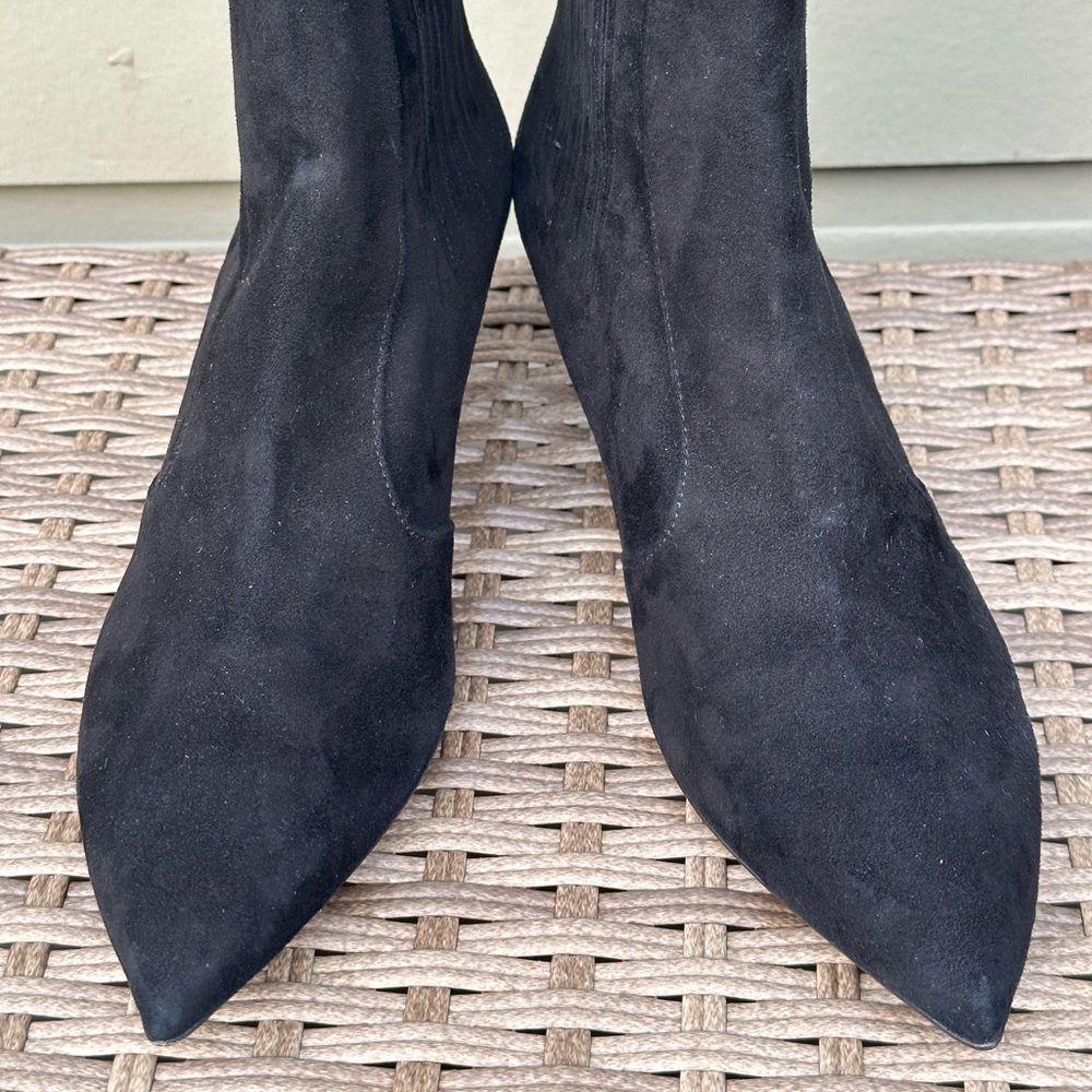 Labucq Black Suede Boots - Picture 5 of 10
